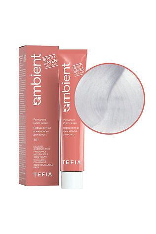 KRISTALLER TEFIA  Ambient 0.0N Перманентная крем-краска для волос / Корректор нейтральный, 60 мл #1109709