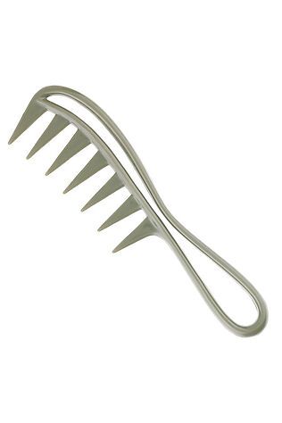 KRISTALLER Dewal Расчёска рабочая для начеса с ручкой / Эконом OLIVE CO-6841OLIVE, 18 см #1109753