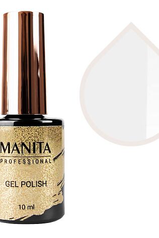 KRISTALLER Manita Professional Гель-лак для ногтей / Classic Alpine White №1, белый, 10 мл #1109832
