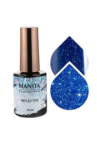 KRISTALLER Manita Professional Гель-лак для ногтей светоотражающий / Reflective №12, 10 мл #1109844