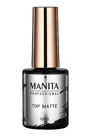 KRISTALLER Manita Professional Матовый топ для гель-лака без липкого слоя / Matte, 10 мл #1109851
