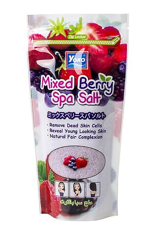 KRISTALLER Siam Yoko Солевой скраб для тела ягодный микс / Mixed Berry Spa Salt, 300 г #1109896