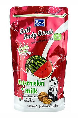 KRISTALLER Siam Yoko Солевой скраб для тела c экстрактом арбуза и молочными протеинами / Salt Body Scrub Watermelon + Milk, 350 г #1109899