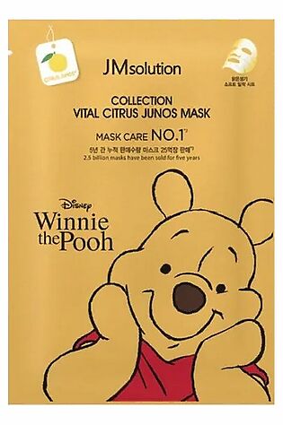 KRISTALLER JMsolution Маска тканевая с экстрактом юдзу и прополисом / Disney Collection Vital Citrus Junos Mask, 30 мл #1109968