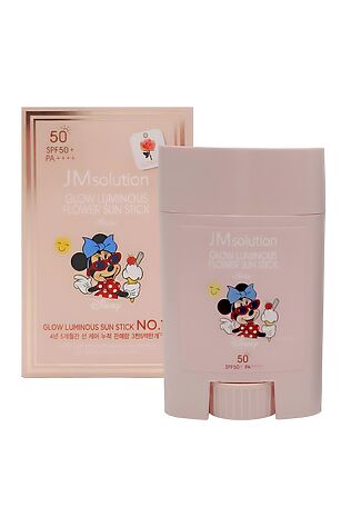 KRISTALLER Jmsolution Солнцезащитный стик с экстрактом розы / Glow Luminous Flower Light Sun Stick  SPF50+PA++++ Disney Minnie, 21 г #1109977