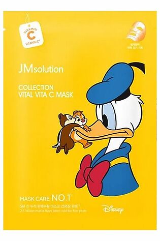 KRISTALLER JMsolution Маска тканевая для сияния кожи с витамином С / Disney Collection Vital Vita C Mask, 30 мл #1109978