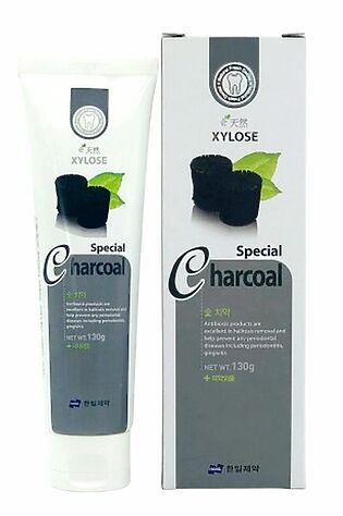 KRISTALLER Hanil Зубная паста с бамбуковым углем / Special XYLOS Charcoal, 130 г #1110004