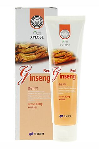 KRISTALLER Hanil Зубная паста с экстрактом красного женьшеня / Special XYLOS Red Ginseng, 130 г #1110005