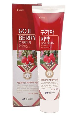KRISTALLER Hanil Зубная паста с экстрактом ягод годжи / Goji Berry toothpste, 180 г #1110009