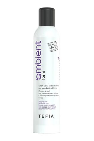KRISTALLER TEFIA  Ambient Лосьон-спрей для прикорневого объема и укладки волос / Form Lotion-Spray for Root Volume and Long-Lasting Styling, 250 мл #1110017