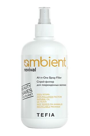 KRISTALLER TEFIA  Ambient Спрей-филлер для поврежденных волос / Revival All-in-One Spray Filler, 250 мл #1110022
