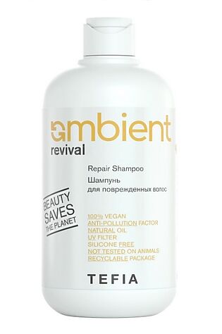 KRISTALLER TEFIA  Ambient Шампунь для поврежденных волос / Revival Repair Shampoo, 250 мл #1110023