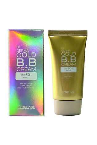 KRISTALLER Lebelage BB-крем увлажняющий с золотом / Dr. Derma Gold BB Cream Spf 50+ Pa+++, 30 мл #1110040