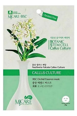 KRISTALLER MIJIN Маска тканевая с экстрактом орхидеи / MJ Care BSC Orchid Essence Mask, 25 г #1110050