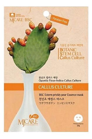 KRISTALLER MIJIN Маска тканевая с экстрактом опунции / MJ Care BSC Estern Prikly Pear Essence Mask, 25 г #1110072