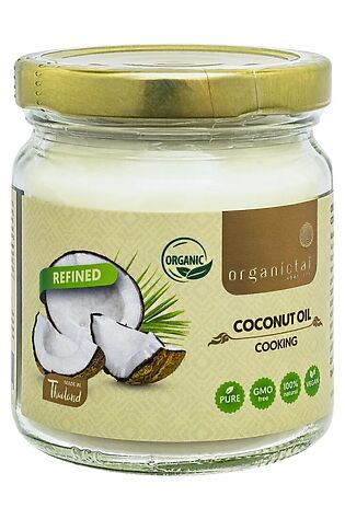 KRISTALLER OrganicTai Кокосовое масло пищевое рафинированное для кулинарии, 200 мл #1110114