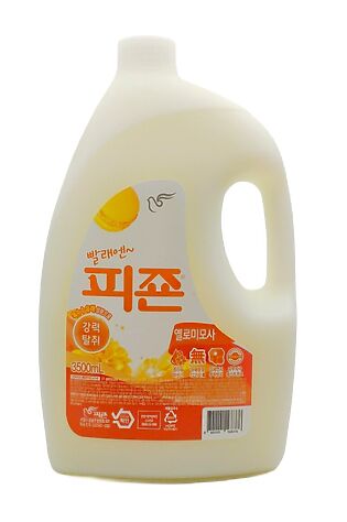KRISTALLER PIGEON Кондиционер для белья с ароматом мимозы / Corporation Regular Fabric Softener Yellow Mimosa, 3500 мл #1110119