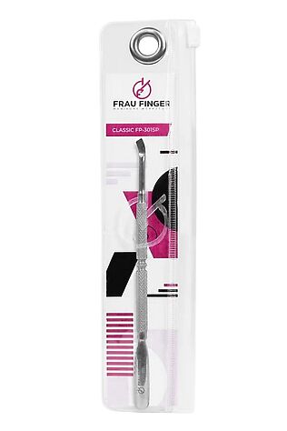 KRISTALLER Frau Finger Пушер для маникюра двусторонний / Classic FP-301SP, глянцевый, 14 см #1110151