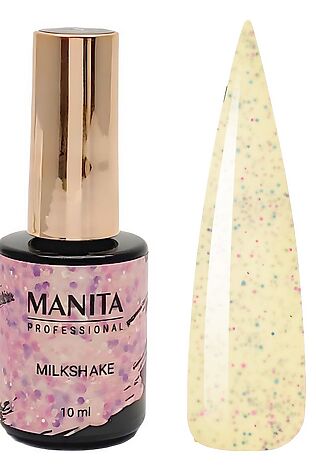 KRISTALLER Manita Professional Гель-лак для ногтей / Milkshake №04, 10 мл #1110178