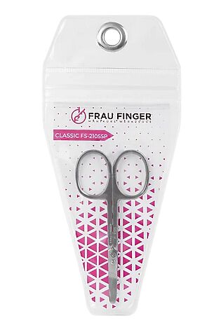 KRISTALLER Frau Finger Ножницы для ногтей детские изогнутые / Classic FS-2105SP, глянцевые, ручная заточка, 9 см #1110194