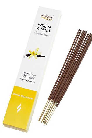 KRISTALLER Aasha Herbals Ароматические палочки / Indian Vanilla Premium Masala Special Collection, 10 шт. #1110218