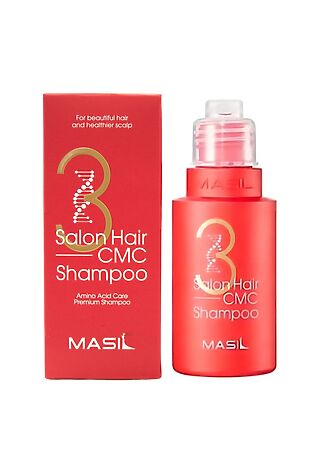 KRISTALLER Masil Шампунь для волос восстанавливающий с аминокислотами / 3 Salon Hair CMC Shampoo, 50 мл #1110226