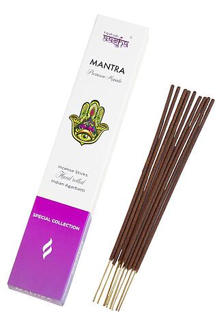 KRISTALLER Aasha Herbals Ароматические палочки / Mantra Premium Masala Special Collection, 10 шт. #1110232