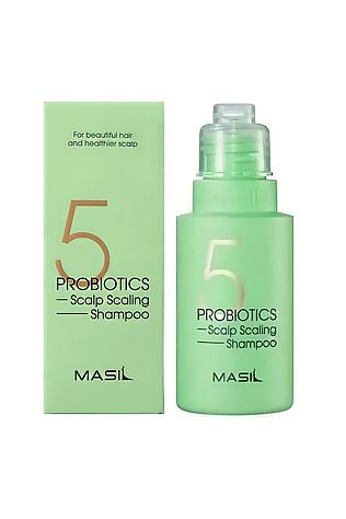 KRISTALLER Masil Шампунь для волос глубокоочищающий с пробиотиками / 5 Probiotics Scalp Scaling Shampoo, 50 мл #1110238