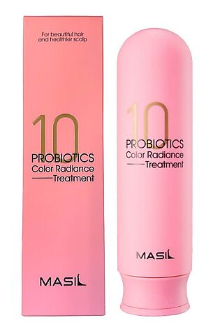 KRISTALLER Masil Бальзам-маска для волос защита цвета с пробиотиками / 10 Probiotics Color Radiance Treatment, 300 мл #1110240