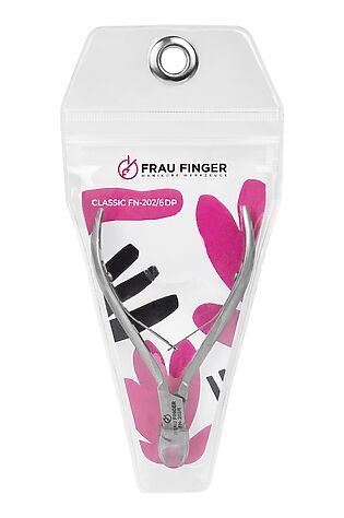 KRISTALLER Frau Finger Кусачки маникюрные для кутикулы / Classic FN-202/6DP, двойная пружина, ручная заточка, 6 мм #1110259