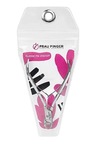 KRISTALLER Frau Finger Кусачки маникюрные для кутикулы / Classic FN-202/4SP, двойная пружина, ручная заточка, 4 мм #1110264