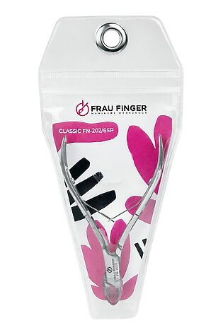 KRISTALLER Frau Finger Кусачки маникюрные для кутикулы / Classic FN-202/6SP, двойная пружина, ручная заточка, 6 мм #1110265