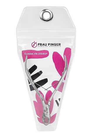 KRISTALLER Frau Finger Кусачки маникюрные для кутикулы / Classic FN-205/6SP, двойная пружина, ручная заточка, 6 мм #1110272