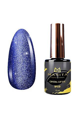 KRISTALLER Manita Professional Гель-лак для ногтей с эффектом кошачьего глаза / Crystal Cat Eye №09, 10 мл #1110330