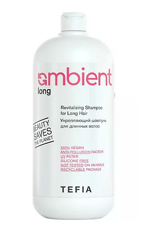 KRISTALLER TEFIA  Ambient Укрепляющий шампунь для длинных волос / Long Revitalizing Shampoo for Long Hair, 950 мл #1110359