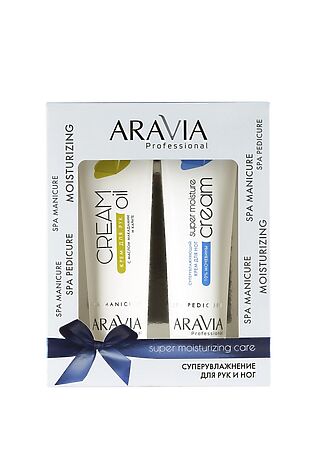 KRISTALLER Aravia Набор кремов «Суперувлажнение для рук и ног» для всех типов кожи / Super Moisturizing Care, 100 мл x 2 #1110360