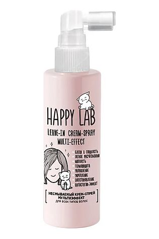 KRISTALLER Happy Lab Несмываемый крем-спрей для волос / Leave-in Cream-Spray Multi-Effect, 200 мл #1110361