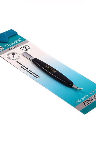 KRISTALLER Zinger Триммер для удаления кутикулы двусторонний / Classic СТ-19 black, 11,5 см #1110399