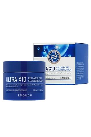 KRISTALLER Enough Бальзам для умывания с коллагеном / Ultra X10 Collagen Cleansing Balm, 100 мл #1110422