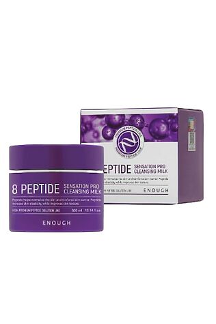 KRISTALLER Enough Очищающее молочко для лица с пептидами / 8 Peptide Cleansing Milk, 300 мл #1110425
