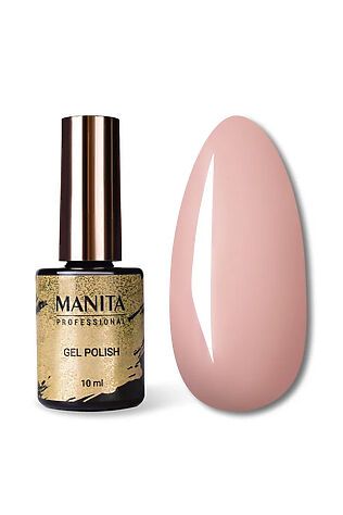 KRISTALLER Manita Professional Гель-лак для ногтей / Classic №021, Peach Milk, 10 мл #1110454