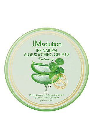 KRISTALLER JMsolution Успокаивающий гель для лица и тела с алоэ и центеллой / The Natural Aloe Soothing Gel Plus Calming, 300 мл #1110498