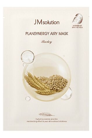 KRISTALLER Jmsolution Тканевая маска для лица очищающая с ячменём / Plansynergy Airy Mask Barley, 30 мл #1110499