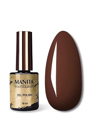 KRISTALLER Manita Professional Гель-лак для ногтей / Classic №39, Dark chocolate, 10 мл #1110508