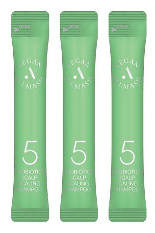 KRISTALLER AllMasil Глубокоочищающий шампунь для волос с пробиотиками / 5 Probiotics Scalp Scaling Shampoo Stick Pouch, 20 шт. х 8 мл #1110515