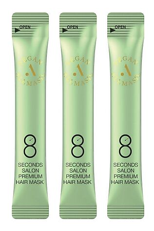 KRISTALLER AllMasil Питательная маска для волос ампульного типа / 8 Seconds Salon Premium Hair Mask Stick Pouch, 20 шт. х 8 мл #1110534