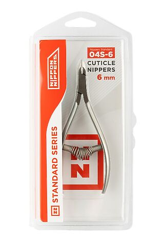 KRISTALLER Nippon Nippers Кусачки маникюрные для кутикулы / Standard NN_NS-04S-6, спиральная пружина, ручная заточка, 6 мм #1110578