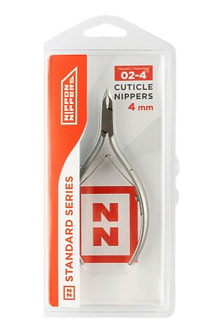 KRISTALLER Nippon Nippers Кусачки маникюрные для кутикулы / Standard NN_NS-02-4, двойная пружина, ручная заточка, 4 мм #1110580