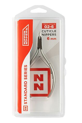 KRISTALLER Nippon Nippers Кусачки маникюрные для кутикулы / Standard NN_NS-02-6, двойная пружина, ручная заточка, 6 мм #1110582