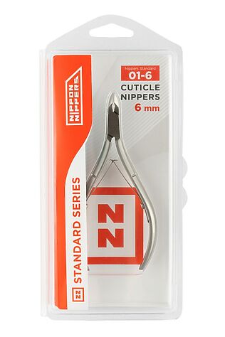 KRISTALLER Nippon Nippers Кусачки маникюрные для кутикулы / Standard NN_NS-01-6, двойная пружина, ручная заточка, 6 мм #1110586